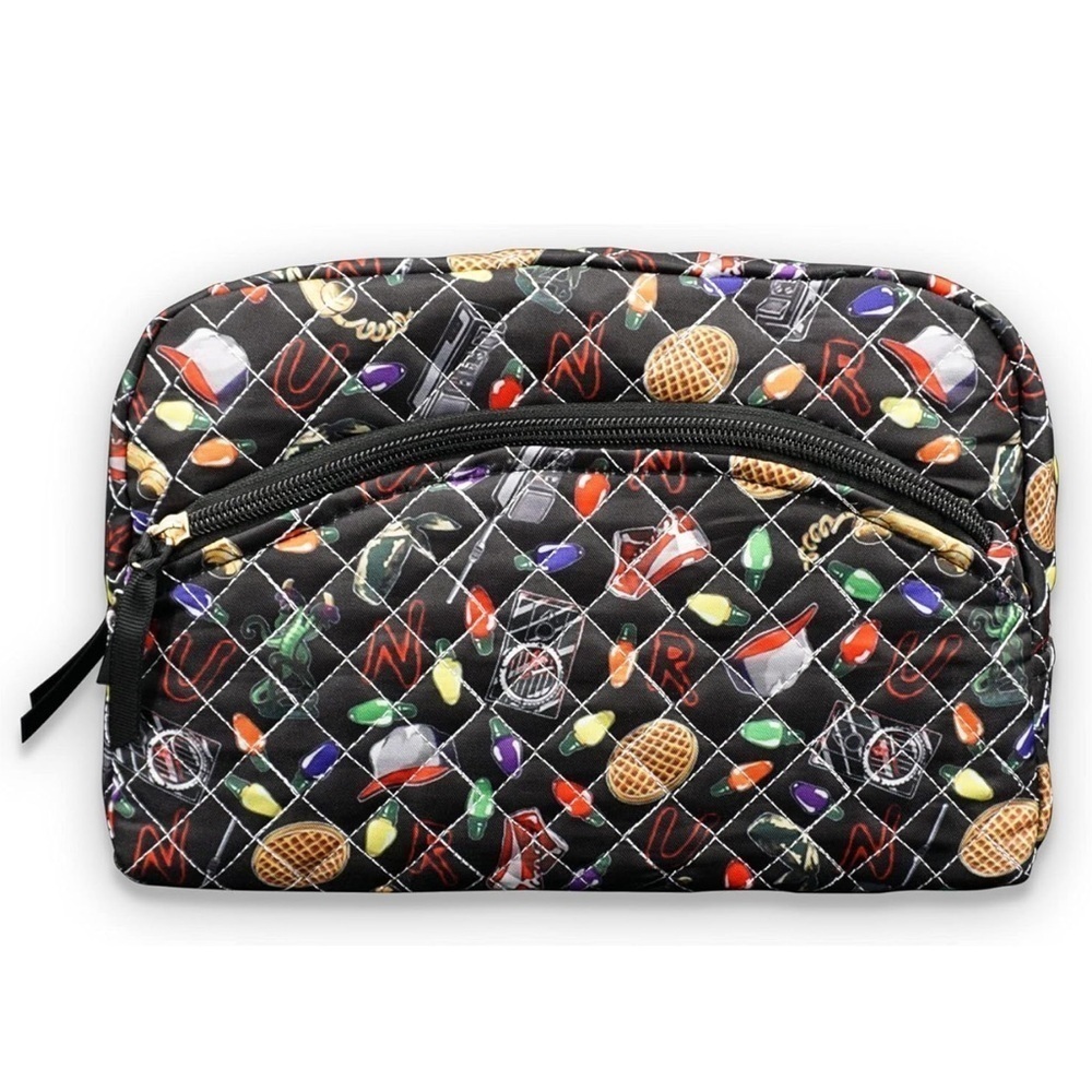 Cartoon Print Cute Cosmetic Travel Toiletry Cotton Makeup Organizer Bag